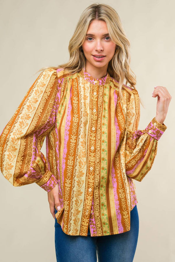 refreshing-vibe-woven-top Flying Tomato-Sophia's StyleTOPS-1